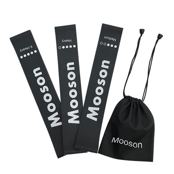 

mooson thick elastic ring set buttock lifting shaping fitness power training stretch resistance leg elastic force circle