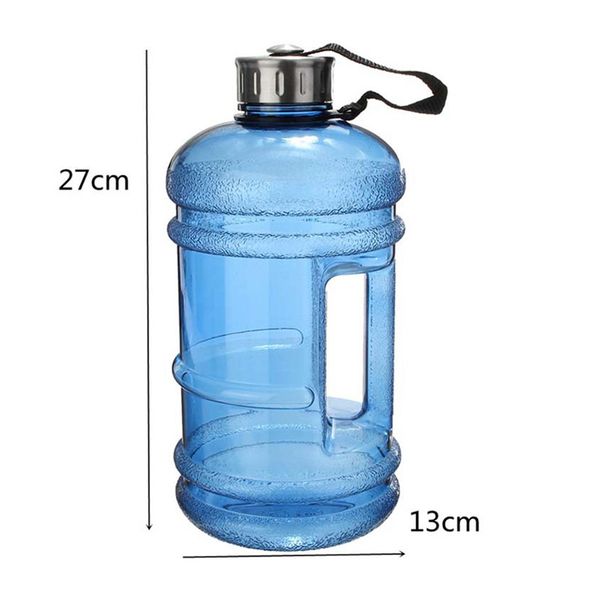 2.2L PETG Large Capacity Water Bottle Training Sports Workout Drink Bottle G8