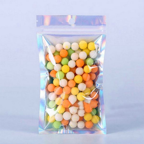 

20x30cm 1000pcs 12x12 resealable plastic bags holographic resealable bags translucent pouches designs snack packaging bag erwqp lipper y