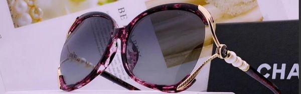 

новые модные поляризованные солнцезащитные очки для женщин цветой линзы больших каркасных конструкций привода очки