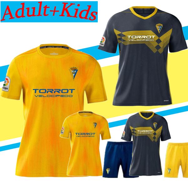 

2019/20 cadiz soccer jerseys cadiz cf home away man kids camisetas de futbol 19 20 lozano nano álex perea garrido yellow football shirts, Black;yellow