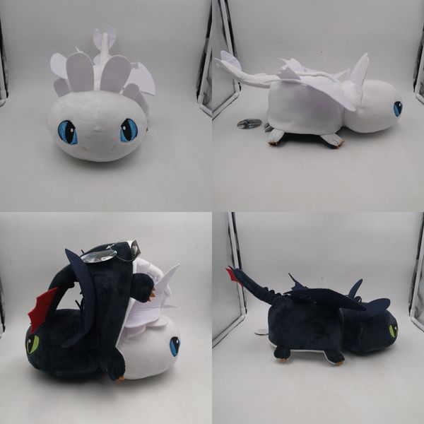

34cm (13.3inch) how to train your dragon 3 plush toy 2019 new style transfiguration toothless soft dragon stuffed doll christmas toys