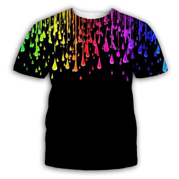 

2020 fashion men s luxury mens designer t shirts t shirt tshirt splashing ink 3d printed short sleeve t-shirt mens clothes clothing tee shir, White;black