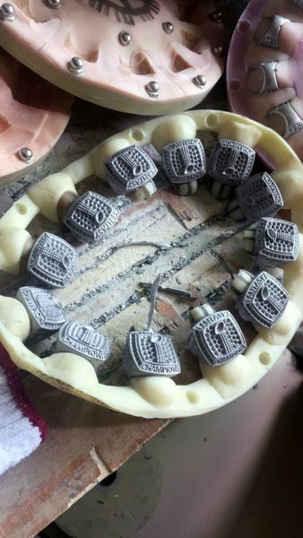 

1967 1976 1980 1983 2002 2014 raiders 6pcs set quality championship ring with or without wooden display box note us size