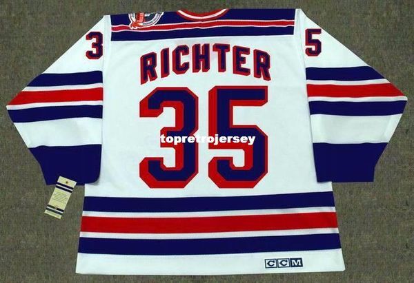 

wholesale mens mike richter new york rangers 1994 ccm vintage home retro hockey jersey, Black;red