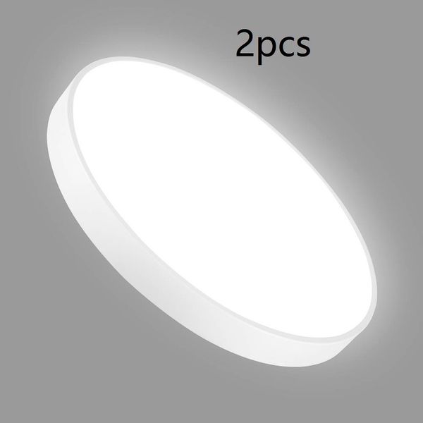 

2pcs 110v 300mm 20w led ultra-thin ceiling lamp round cool white light