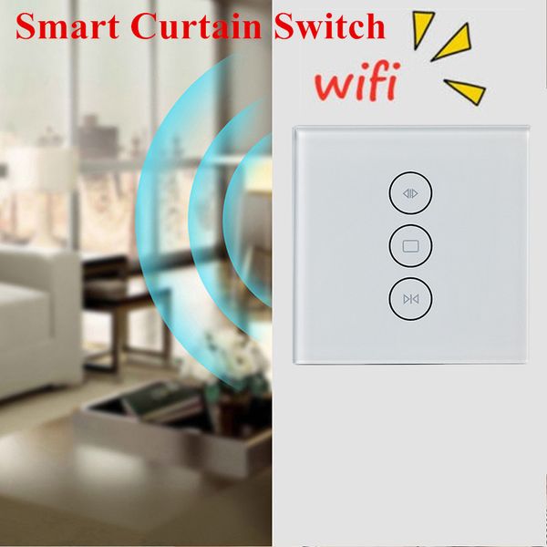 

eu us wifi electrical blinds switch touch app voice control by alexa echo ac110 to 240v for mechanical limit blinds motor