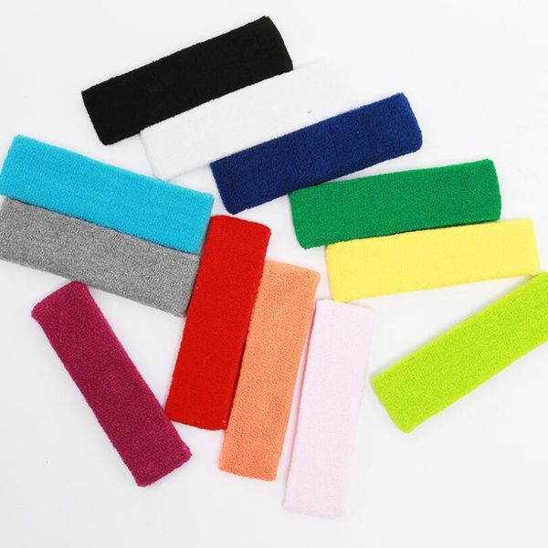 Unisex Sweatband Sports Estiramento Yoga Elástico Sweatband Headband Esportes para Correndo Ginásio Estiramento Faixa de Cabelo Headband