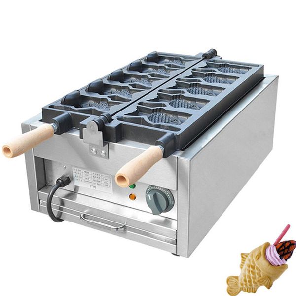 

qihang_top electric ice cream taiyaki машина / mouth рыбы открытие cake maker машина / taiyaki делая машину для продажи