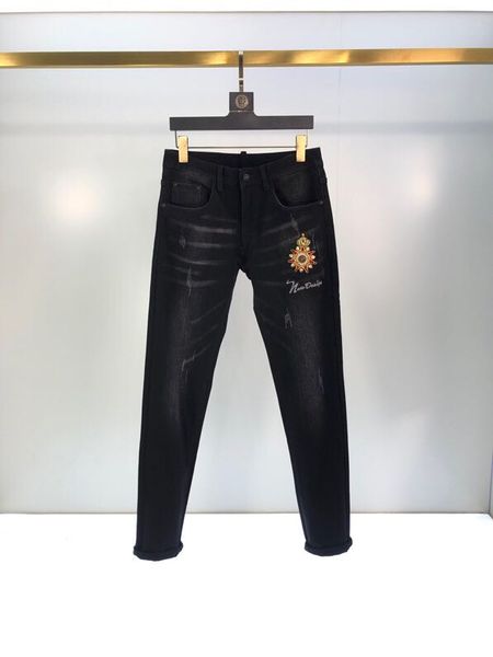

men's jeans ah1274 fashion 2021 runway luxury european design party style clothing, Blue