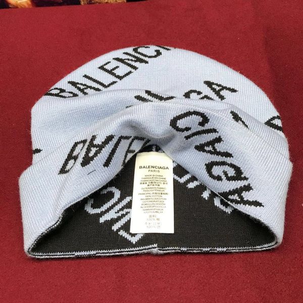 

new france fashion mens designer hats bonnet winter beanie knitted wool hat plus velvet cap skullies thicker mask fringe beanies hats man, Blue;gray