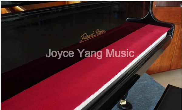

niko piano key cover cloth red felt keyboard cover keep cleaning ing