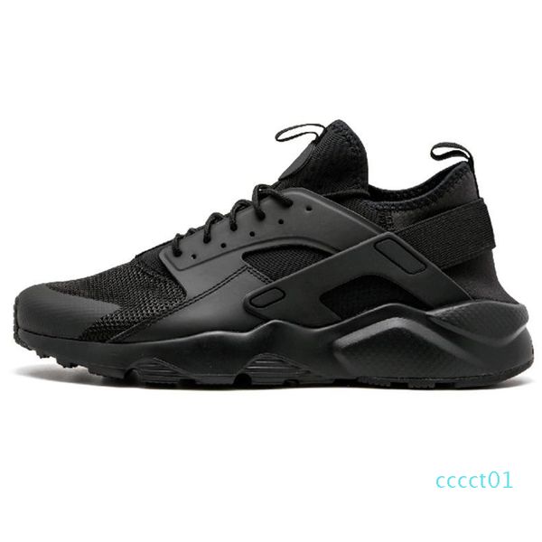 

style huarache 1.0 4.0 casual shoes men women khaki mint green balck white red athletic designer sneakers trainer cct01, Black