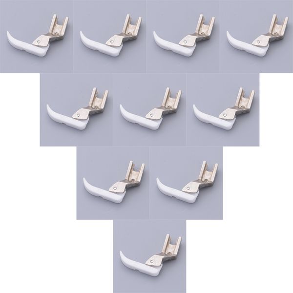 

pack of 10 sewing machine narrow presser foot #t36ln for juki consew singer viking brother industrial machine, Black