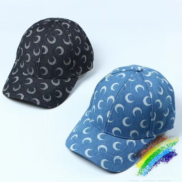 

marine serre baseball caps women men summer style marine serre cap, Black;white