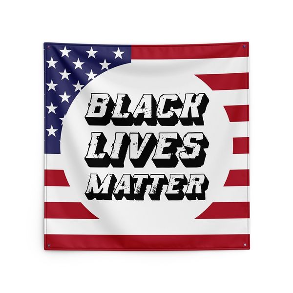 

its 2020 and i have a dream george floyd printing tapestry black lives matter household wall banner 150*150cm #qa82650