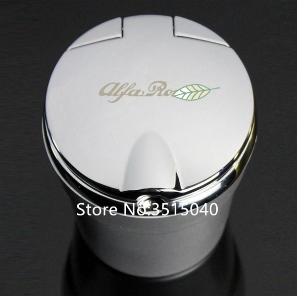 

3 цвета автомобиль пепельница для хранения мусора кубок контейнер светодиодные сигары пепельница для alfa romeo стайлинга автомобилей аксесс