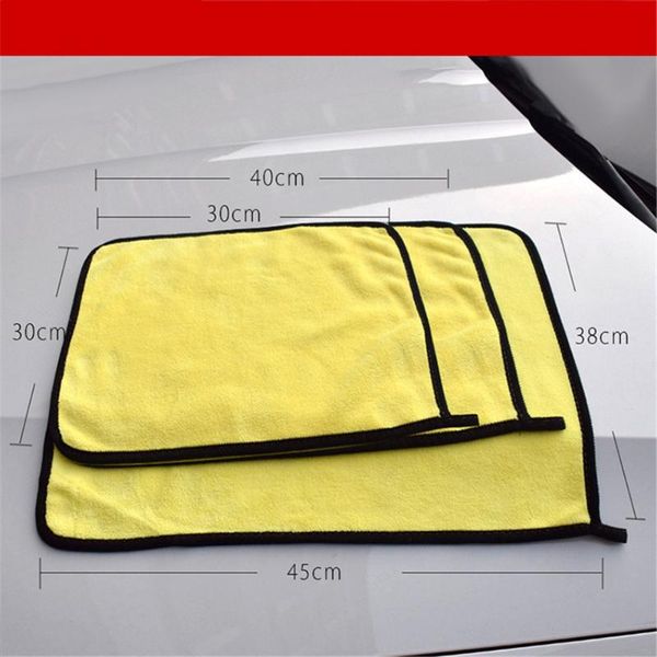 

4 size super absorbent car wash cloth microfiber towel cleaning drying cloths rag detailing car towel care polishing 850gsm