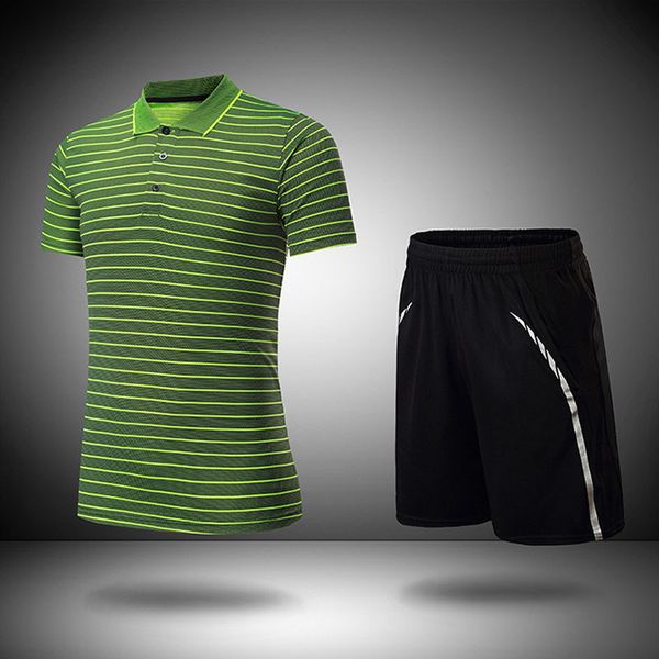 

short sleeved tennis shirt suit,badminton sport tshirt set,breathable clothing pingpong t-shirt table tennis jersey regular suit, White;yellow