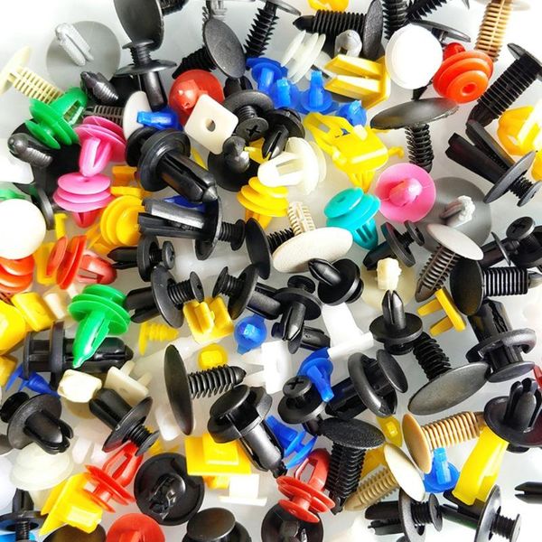 

500pcs push pin mixed door trim panel clip retainer fastener bumper rivet trim