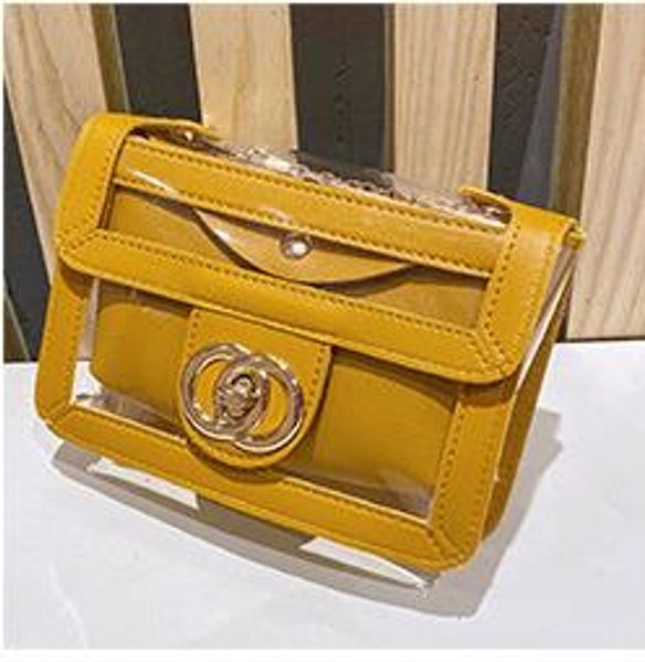 

designer luxury 2020 summer mother-child package transparent bag korean chain jelly bag handbag handbag shoulder bag