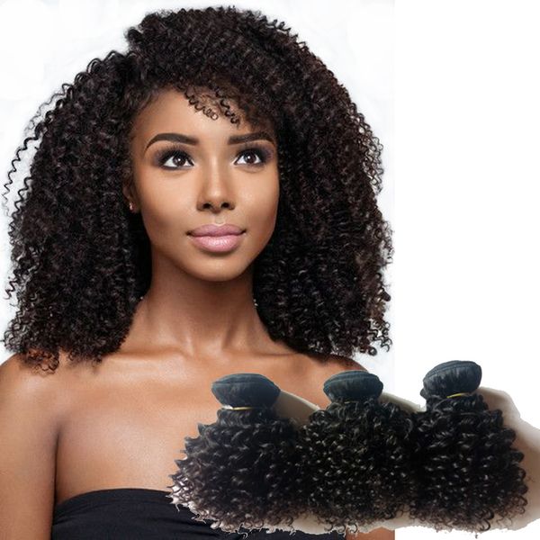 Brazilian Virgin Hair Weaves 8 12inch Kinky Curly Hair Good