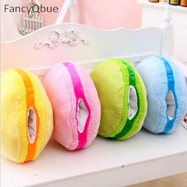 

throw macarons pillow wholesale superior multicolors cushion plush naps hand warmer plush