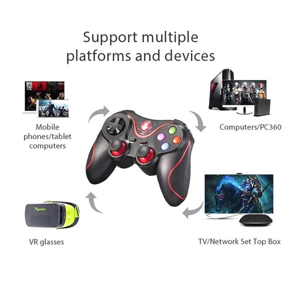 

wireless bluetooth gamepad game controller joystick hand travel artifact for ios android lappc gaming control s600 stb s3vr