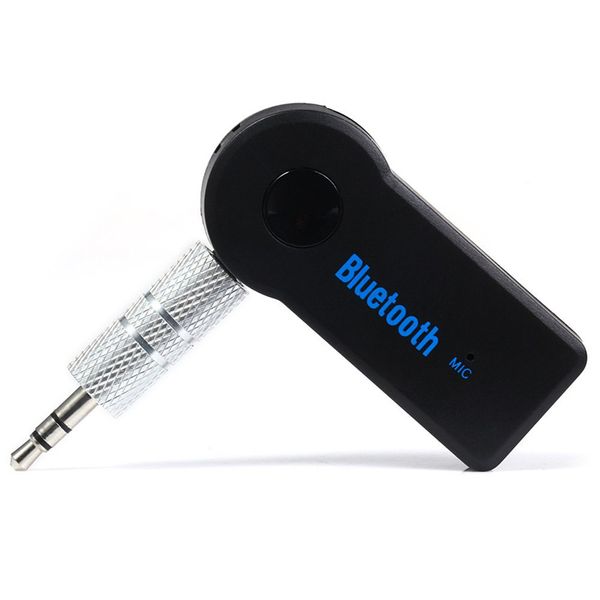 

universal 3.5mm streaming car a2dp wireless bluetooth car kit aux audio music receiver adapter handswith mic for phone mp3