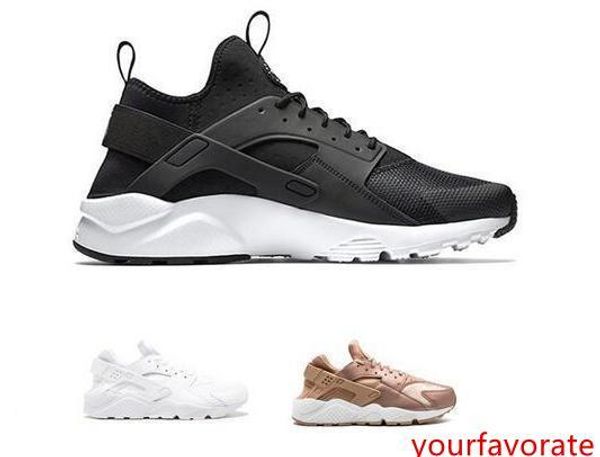 

2019 huarache iv mens running shoes women, black white sneakers triple huaraches jogging sports shoes eur 36-46