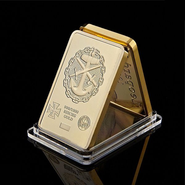 

1933 fock reichs 1 troy ounce business gift gold plated souvenir buillion collect sailboat anchor gift