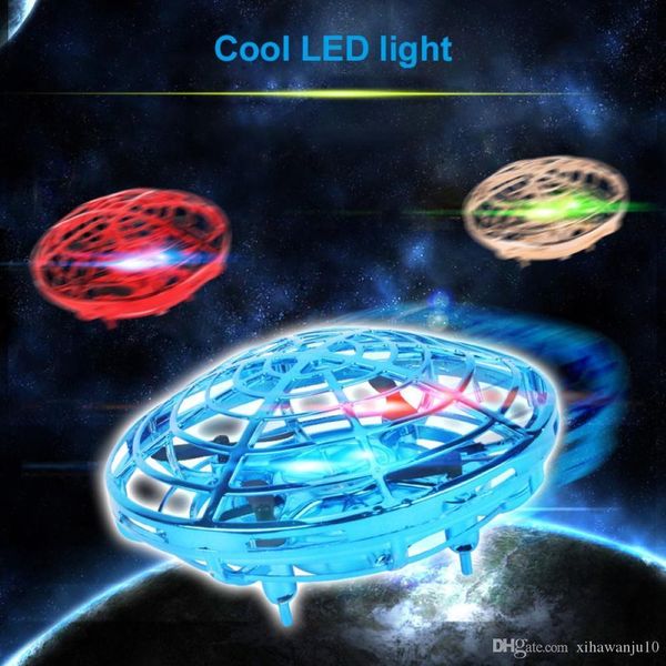 

mini kid 4 axis ufo 360 degree rotation flying led induction hand flying ai 7339044rcraft toy induction drone children electronic toy