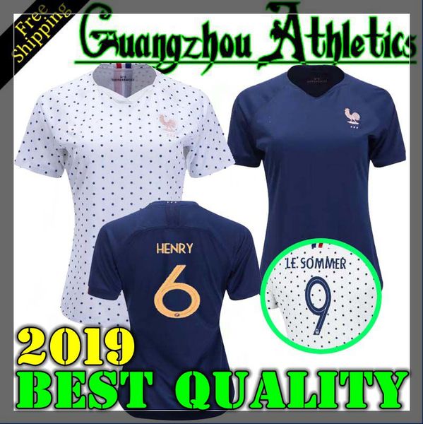 

2019 france mbappe griezmann pogba women occer jer ey navy football lemar hirt equipe coupe 2018 girl kit maillot de foot