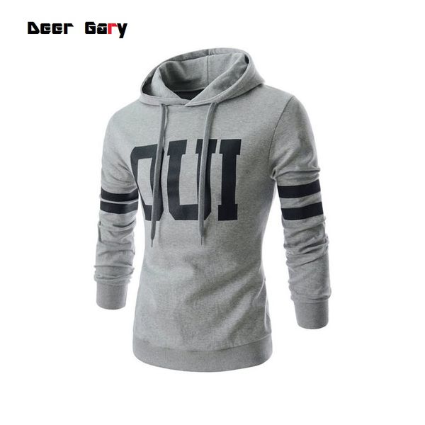 

brand clothing sweatshirt with fashion men's hooded fleece pullover hoodie mens hoodies man suits moleton masculino, Black