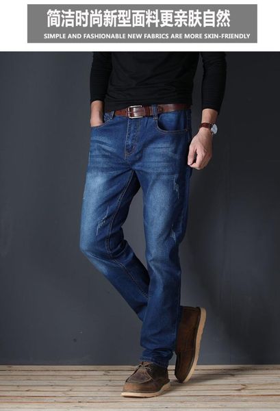 

mens boot cut jeans slim fit blue black jeans designer classic male stretch denim