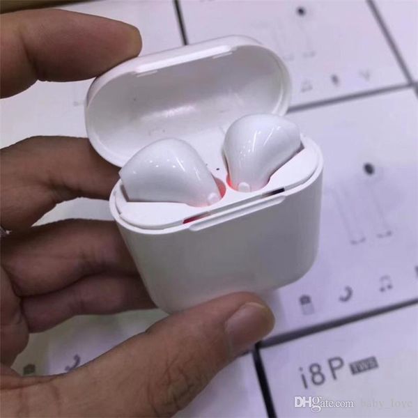 

I8 i8p tw wirele bluetooth headphone earbud earphone with charger box v i8 i7 for iphone 7 8 x android am ung