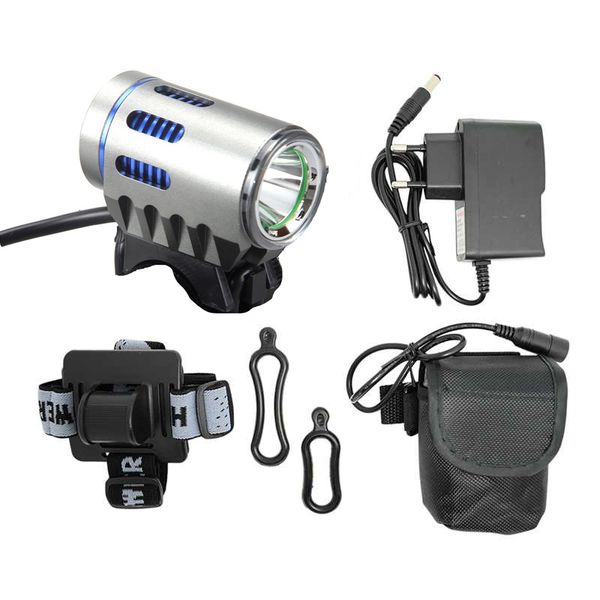 

bike lights 2000 lumen xm-l2 led front light 4 mode 8.4v 9600mah 18650 battery bicycle headlight for cycling night riding