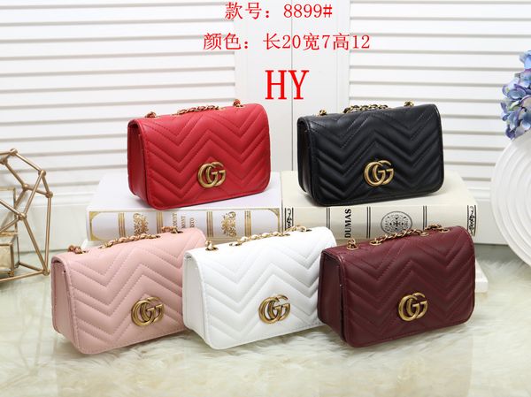 

2019 сумки мода новых лучшего качества lady solid color metal wave рельефной сумка сумка цепь сумка