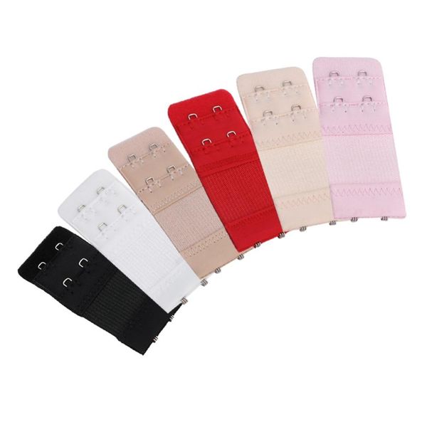 

bra extender 2 hook ladies soft bra extension strap underwear strapless women intimates accessories funny 50 pcs, Black;white