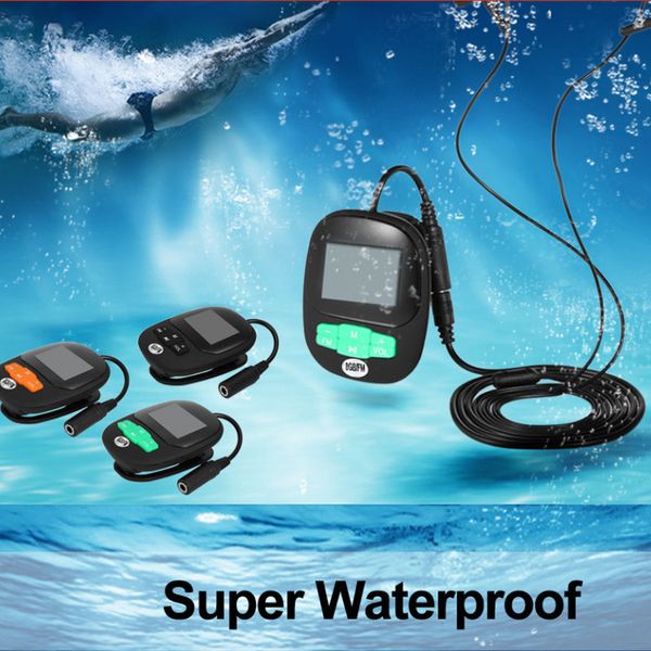 

ipx8 diving swimming mp3 waterproof player 2019 8gb earphone underwater surf sports swim mini headset fm radio screen mp3