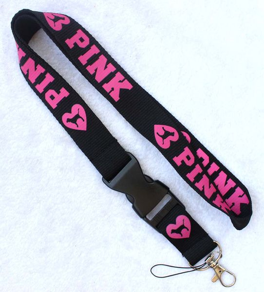 

новый 10x черных розовых шей талреп ID Знак Съемные брелок ремень подарок