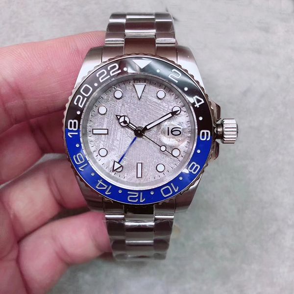 

U1 gmt waterproof luxuxry automatic 5833 jewel movement batman ma ter ii men watch 316 tainle band female watch hipping