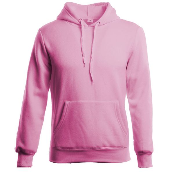 

thick pink hooded sweatshirt men/women casual hip hop streetwear plain fleece hoody sweatshirts men brand man clothing, Black