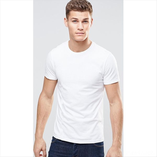 

170g ice silk cotton round collar short sleeve t-shirt men's print 170g ice silk cotton round collar short sleeve t-shirt men's pr, White