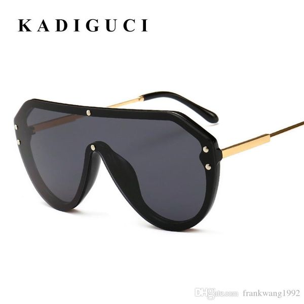 

kadiguci fashion women oversized sunglasses 2019 new oval vintage acetate frame men sun glasses goggles uv400 k301, White;black