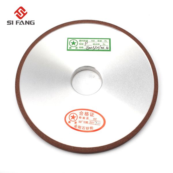 

150mm thickness 10mm diamond flat disc grinding wheel grinder grit 150/180/240/320 for carbide abrasive tools resin bond flat