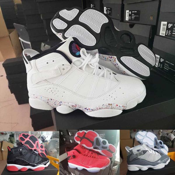 

Высокое качество 6 6 s Six Rings Баскетбол обувь Горячие Продажа мужская VI Черный Дизай