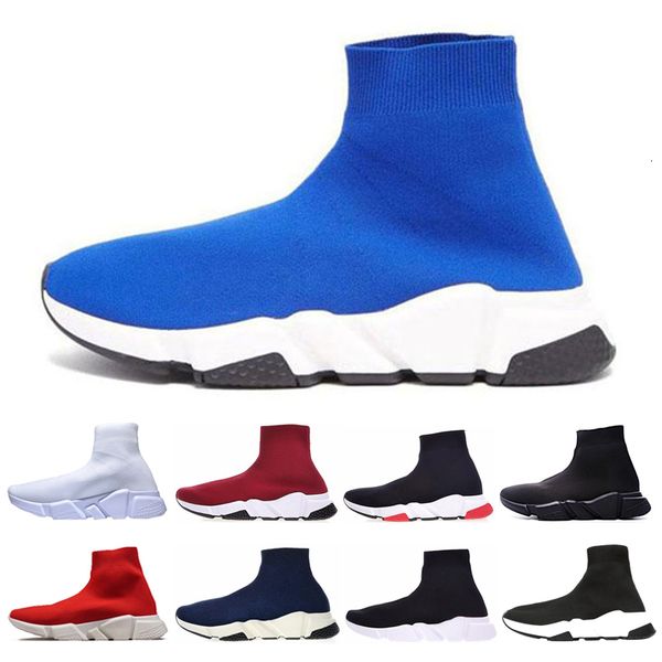 

2019selling original 2019 men women sock walking shoes blue white red triple black speed trainer sports sneakers casual shoe size 36-45
