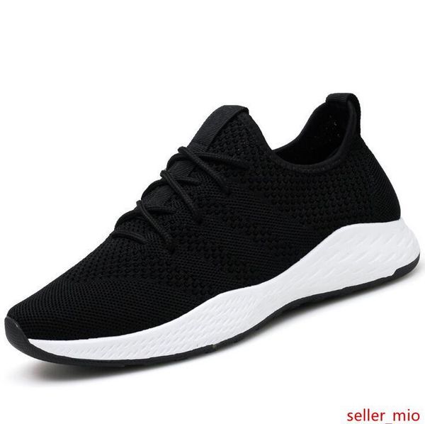 

summer new trend mens lightweight flying woven breathable casual shoes student sports large size running shoes with