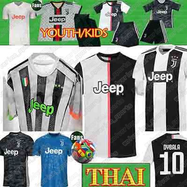 

Ronaldo juventu thai 18 19 20 occer jer ey juve kid men women home away de ligt dybala higuain buffon cami eta xx 4xl, Black;yellow